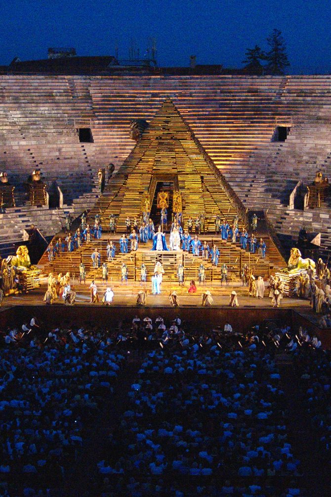 Arena di Verona AIDA of Giuseppe Verdi