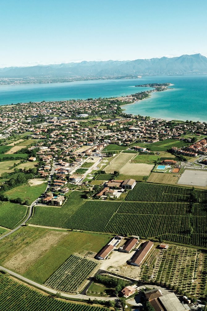 Lugana area in Southern Lake Garda